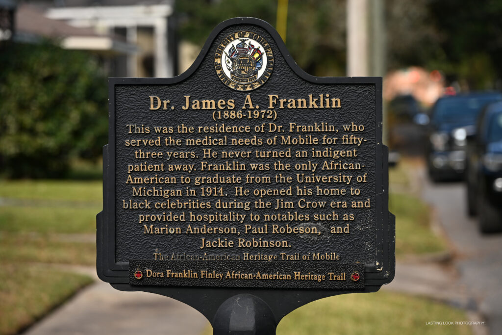 Dr James A Franklin Historic Marker